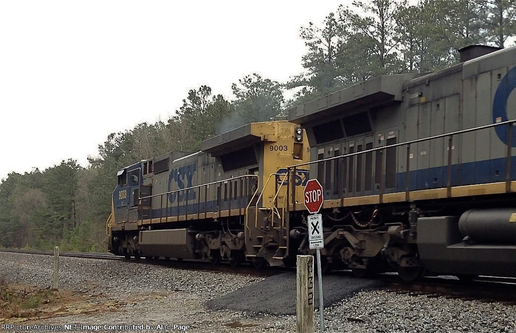 CSX C40-9W 9003 and AC44CW 227